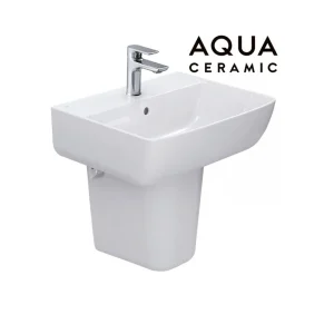 Lavabo Inax AL-312V/L-298VC Treo Tường Chân Lửng Aqua Ceramic