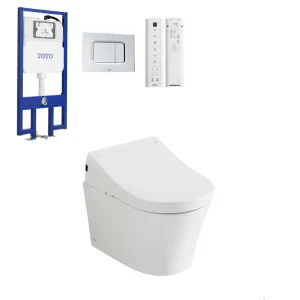 Bồn cầu tường TOTO CW553C kèm nắp rửa điện tử dòng S5 TCF345700GAA
