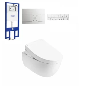 Bồn cầu treo tường xả tự động TOTO CW812REA TCF47360GAA WH172AAT TCA546 MB174P