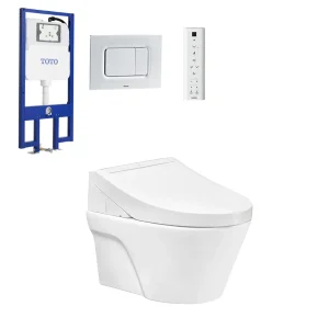 Bồn Cầu Treo Tường TOTO CW822REA TCF24460AAA WH172AT TCA465 MB175M#SS Nắp Điện Tử