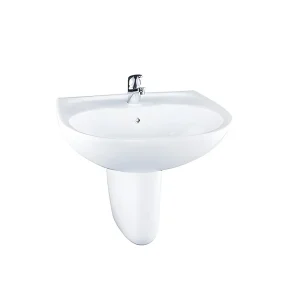 Lavabo TOTO LHT236CS Treo Tường Chân Lửng
