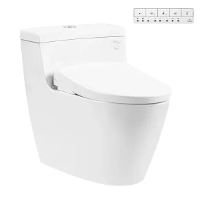 Bồn Cầu 1 Khối TOTO MS636CDRW23 Nắp Rửa Điện Tử