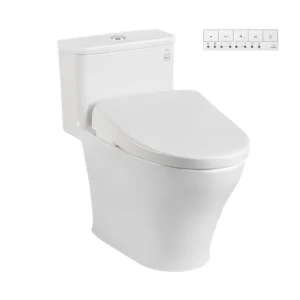 Bồn Cầu 1 Khối TOTO MS857CDW23 Nắp Rửa Điện Tử Giấu Dây