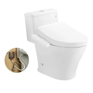 Bồn Cầu 1 Khối MS857DW24#XW Nắp Rửa Điện Tử
