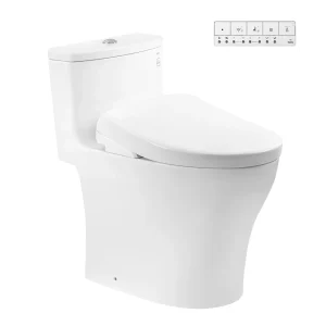 Bồn 1 KhốiTOTO MS885CDW23 Nắp Rửa Điện Tử Giấu Dây