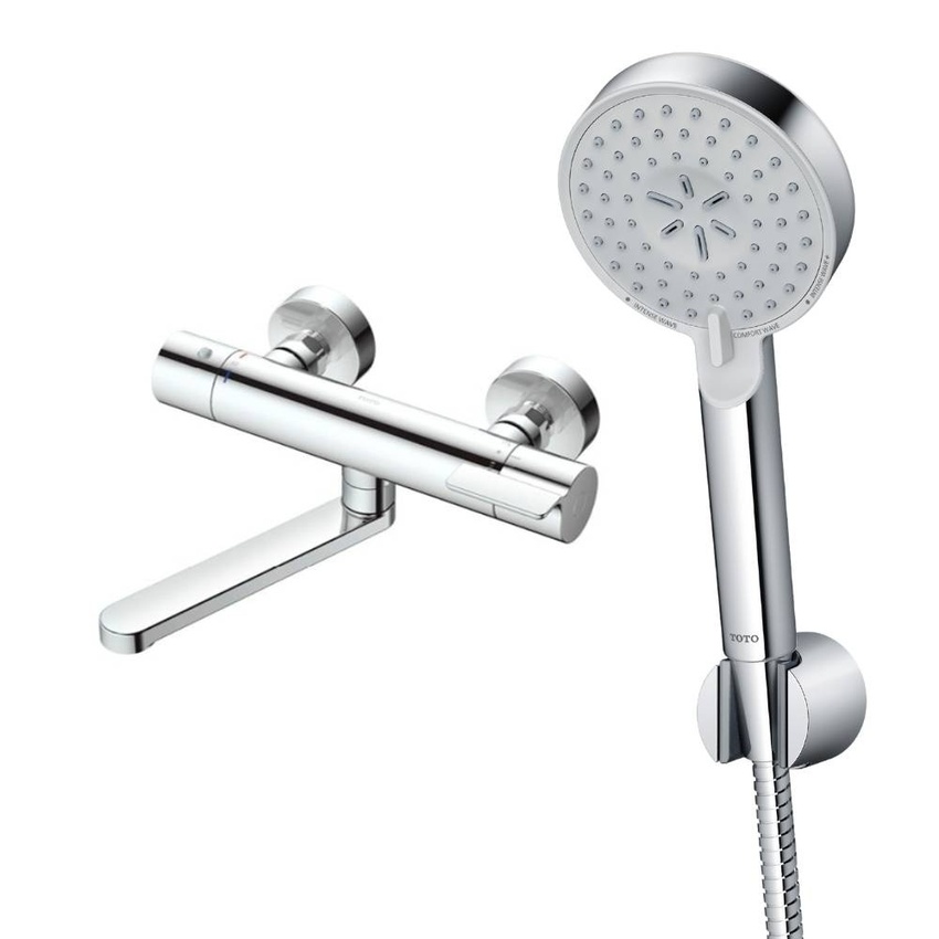 Bộ sen tắm TOTO TBV03427V/TBW07009A nhiệt độ (3 chế độ) - SKU TBV03427V/TBW07009A Bộ sen tắm TOTO TBV03427V/TBW07009A nhiệt độ (3 chế độ) - Hình 1